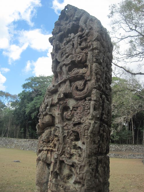 the famous stelae of Copán